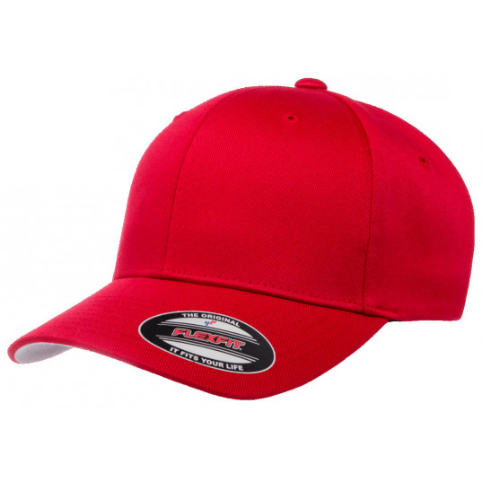 Кепка FlexFit 6277 Wooly Combed Red